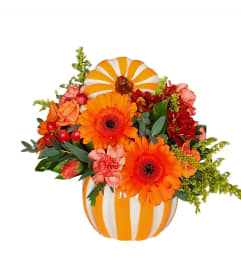 Sweet Orange Fall. An arrangement by Azi Flowers.