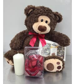 Ooh La La Romance Package. An arrangement by KW Flowers.