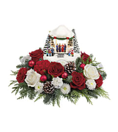 TF Kinkade SINGALONG CENTERPIECE 2023. An arrangement by Nicol Florist. TF Kinkade SINGALONG CENTERPIECE 2023. An arrangement by Nicol Florist.