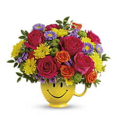 TF Choose Happy Arrangement. An arrangement by Nicol Florist.