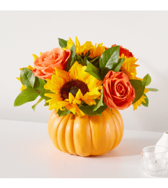 Pumpkin Time. An arrangement by Blue Ridge Flowers. Pumpkin Time. An arrangement by Blue Ridge Flowers.