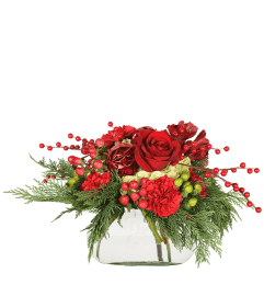 Merry Crimson. An arrangement by Deer Valley Florist and Flower Delivery.