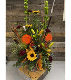Huntsman of Fall. An arrangement by The Farm and Floral Market.