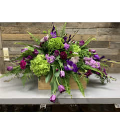 Purple Radiance. An arrangement by The Farm and Floral Market.