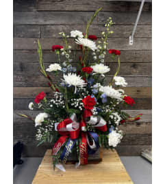 Box of Liberty. An arrangement by The Farm and Floral Market.