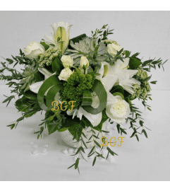 Modern Unique Vintage. An arrangement by Brickell Exclusive Blooms.