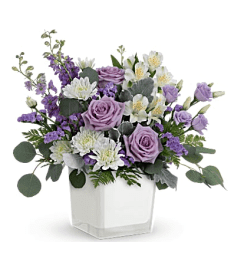 Honey Lavender Blooms Arrangement. An arrangement by Shalimar Flower Shop.