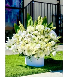 Angelic Harmony. An arrangement by Flower World and Gifts.