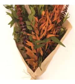 Fall Dried Eucalypyus. An arrangement by Consider the Lilies.