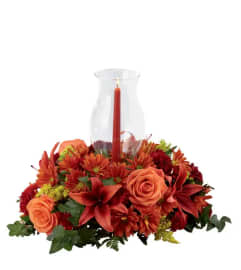 Thanksgiving Gatherings Centerpiece. An arrangement by Dupree's Root 88 Garden Center and Florist.