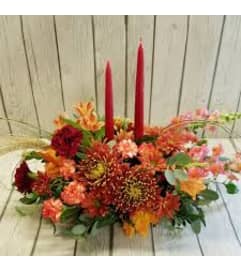Home For Thanksgiving. An arrangement by Dupree's Root 88 Garden Center and Florist.