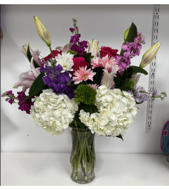 The Birthday Bouquet by Garden. An arrangement by Garden Florist.