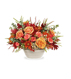 Elegant Rustic Harvest Centerpiece. An arrangement by Elegant Florist. Elegant Rustic Harvest Centerpiece. An arrangement by Elegant Florist.