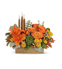 Garden Fall Bamboo Garden. An arrangement by Garden Florist.