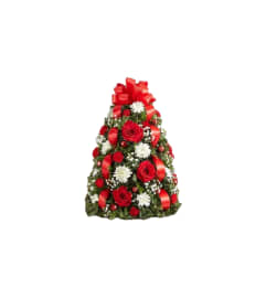 Holiday Christmas Tree. An arrangement by Lake Eola Florist.