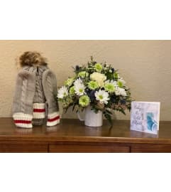 Baby It's Getting Cold Outside. An arrangement by Loyalist Flowers.