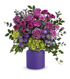 Amethyst Awe Bouquet. An arrangement by Flower Trends Florists.