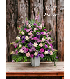 Purple and pink paradise. An arrangement by DMP Flowers and Gifts.
