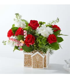 Visions of Gingerbread. An arrangement by Blue Ridge Flowers. Visions of Gingerbread. An arrangement by Blue Ridge Flowers.
