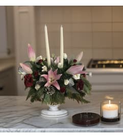 Pink and White Merry Medley. An arrangement by Goodman's Florist.