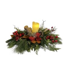 Winter Forest Foliage. An arrangement by Goodman's Florist.