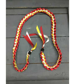 ribbon lei #75. An arrangement by Royal Louis Florist.