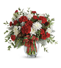 Holiday Brights. An arrangement by Blue Ridge Flowers. Holiday Brights. An arrangement by Blue Ridge Flowers.