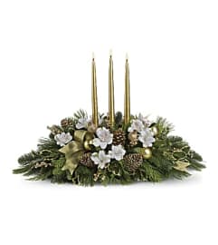 Garden Royal New Year Centerpiece. An arrangement by Garden Florist.