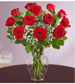 Red Roses By Garden. An arrangement by Garden Florist.