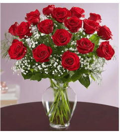 Red Roses By Garden. An arrangement by Garden Florist.