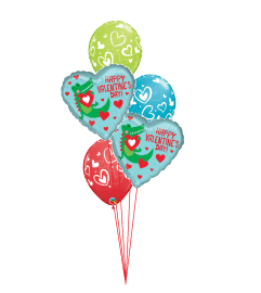 Valentine's Gator Classic Balloon Bouquet. An arrangement by Balloon Bouquets Plus. Valentine's Gator Classic Balloon Bouquet. An arrangement by Balloon Bouquets Plus.