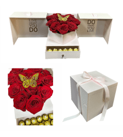 Marivel's Love What You Do In Blush Pink. An arrangement by Marivel's Florist and Gifts.