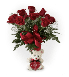Valentine's Day Red Rose Special. An arrangement by Flowers by Frances.