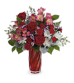 Swirling Splendor Bouquet. An arrangement by Love Floral.