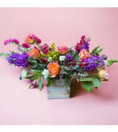 Sweet Pea Crush. An arrangement by Vanessa's Flower Shop.