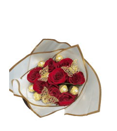 Butterflies All Around. An arrangement by Marivel's Florist and Gifts.