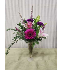 Sky High Valentine. An arrangement by Special Touch Florist.