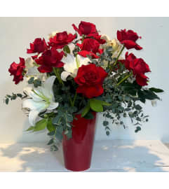 Dearest Love. An arrangement by Simply Beautiful Flowers and Events.