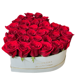 Love Rose Box. An arrangement by Top Flower Designers.