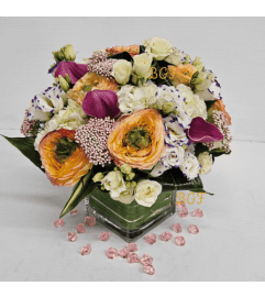 Unique Sweet Pastel. An arrangement by Brickell Exclusive Blooms.