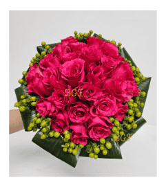 Sweet Hand Tied Bouquet. An arrangement by Brickell Exclusive Blooms.