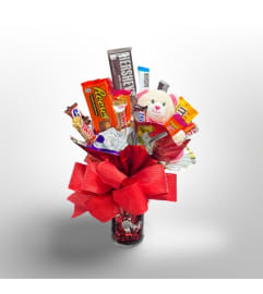 Candy Wonderland Bouquet. An arrangement by Love Story Florist.