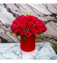Love Over Royalty. An arrangement by Flower World and Gifts.