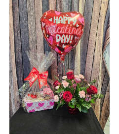 Valentine's Day Combo #1. An arrangement by Flowers by Pat.