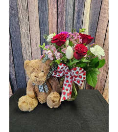 Valentine's Day Combo #3. An arrangement by Flowers by Pat.