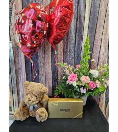 Valentine's Day Combo #4. An arrangement by Flowers by Pat.