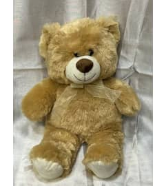 Large plush stuffed bear (multiple colors available). An arrangement by Bonatsos Flower Shop.