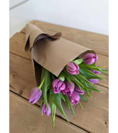 Tulip Wishes. An arrangement by Mayfield Flowers.