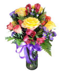 Sunny and Share. An arrangement by Bayfield Blooms.