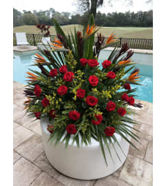 Venezuela Tropical. An arrangement by Lake Eola Florist.